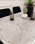 Titus 1.4 Black Dining Table with Sintered Stone Top