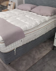 VISPRING Tiara Superb Mattress with Divan, Headboard, Mattress Toppers & Hungarian Pillows - EX DISPLAY