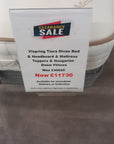 VISPRING Tiara Superb Mattress with Divan, Headboard, Mattress Toppers & Hungarian Pillows - EX DISPLAY