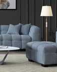 Aluxo Tribeca Corner Group in Iron Boucle Fabric