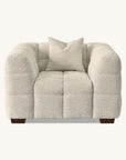Aluxo Tribeca Sofa Range in Oatmeal Boucle Fabric