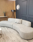 Miami Curved Cinema Boucle Sofa