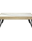 Viking White Ceramic Coffee Table VIK-6580