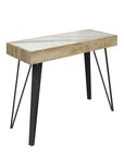 Viking White Ceramic Console Table VIK-6603