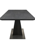 New Westin 180-220cm Grey Ceramic Butterfly Extending Dining Table