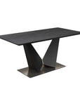 New Westin 180-220cm Grey Ceramic Butterfly Extending Dining Table