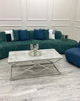 Miami Curved Cinema Boucle Sofa