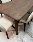Ex Display - 1.7m Dining Table - Smoked Oak Walnut