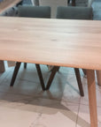 Ex Display - 1.4m Dining Table - White Oak