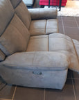 Continental Dark Grey 2 Seater Sofa - EX DISPLAY