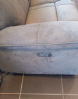 Continental Dark Grey 2 Seater Sofa - EX DISPLAY