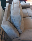 Continental Dark Grey 2 Seater Sofa - EX DISPLAY