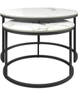 Torelli Zico White Ceramic Coffee Table Set