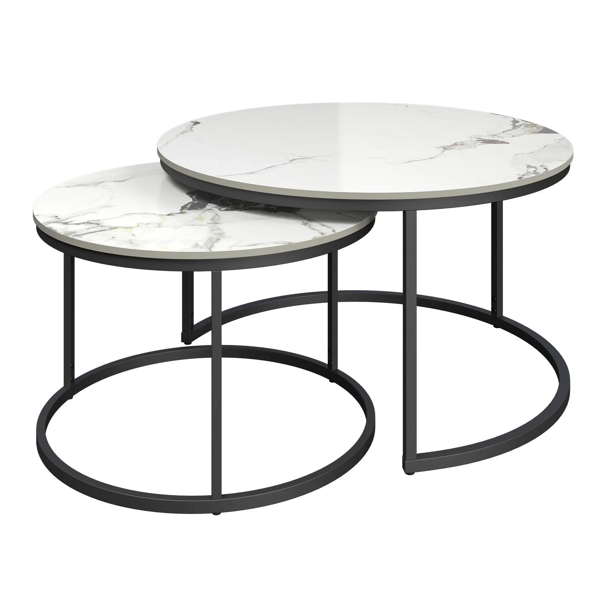 Torelli Zico White Ceramic Coffee Table Set