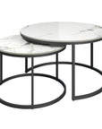 Torelli Zico White Ceramic Coffee Table Set