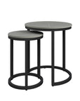 Torelli Zico 2pc Ceramic Side Table Set