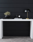 Zen White Console Table