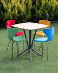 Fama Dorian Tables With Metal Base