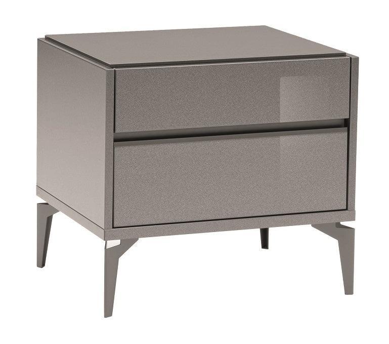 ALF Graphite Nightstand - Fellini Home Ltd