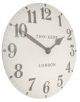 Art Marketing 20" Outdoor Wall Clock Arabic Crackle
