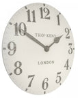 Art Marketing 20" Outdoor Wall Clock Arabic Crackle