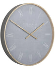 Art Marketing 21" Nordic Wall Clock Cement - Fellini Home Ltd