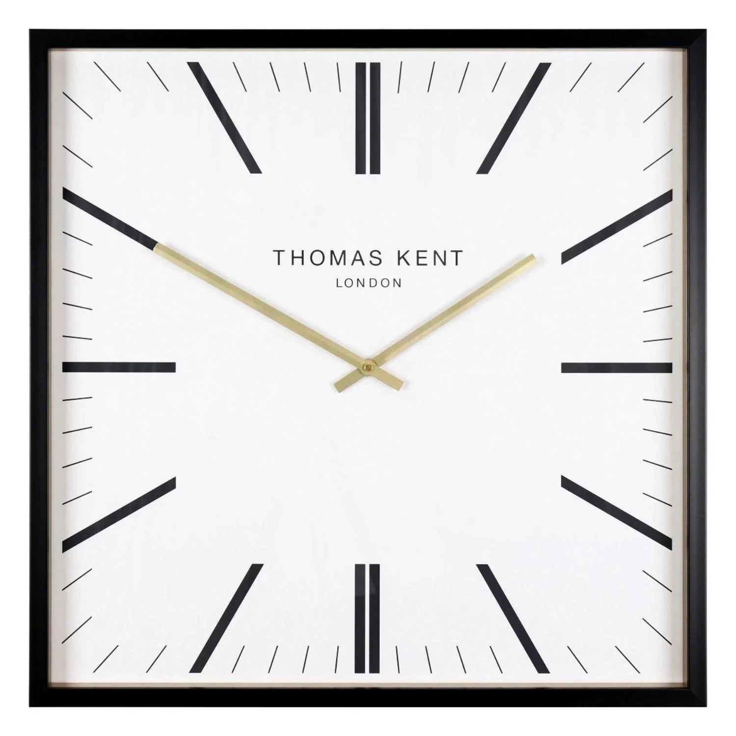 Art Marketing 24" Garrick Wall Clock White - Fellini Home Ltd