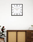 Art Marketing 24" Garrick Wall Clock White - Fellini Home Ltd