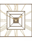 Art Marketing 24" Summer House Wall Clock Square - Fellini Home Ltd