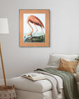 Art Marketing Vintage Pink Flamingo