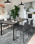 Calligaris Connubia EMINENCE Extending Dining Table (CB4724-R 160 C) Ashes Wood