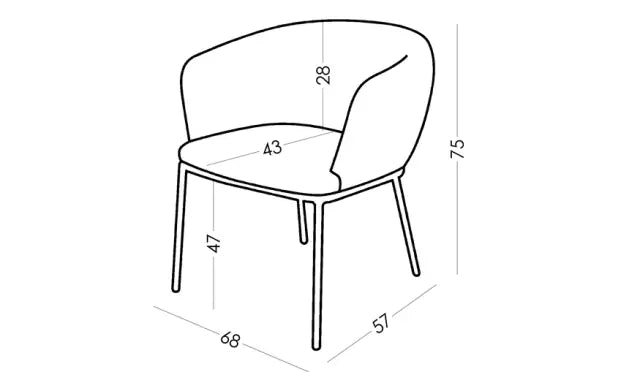 Fama Scarlett Armchair