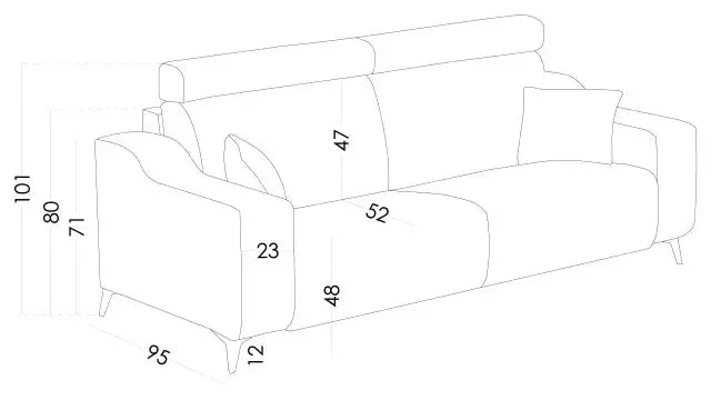 Fama Atlanta Sofa - Fellini Home Ltd