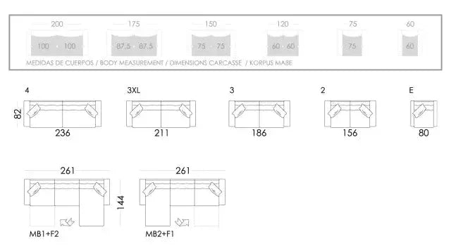 Fama Bari Sofa - Fellini Home Ltd
