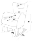 Fama Kylian Armchair - Fellini Home Ltd