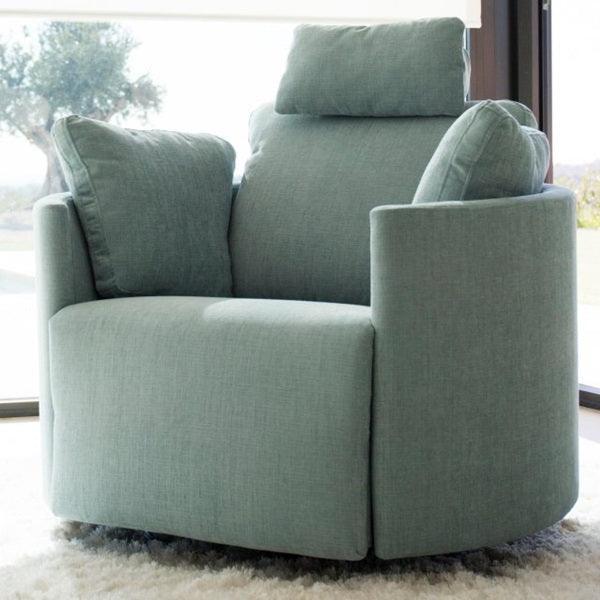 Fama Moonrise Swivel Recliner Chair - Fellini Home Ltd