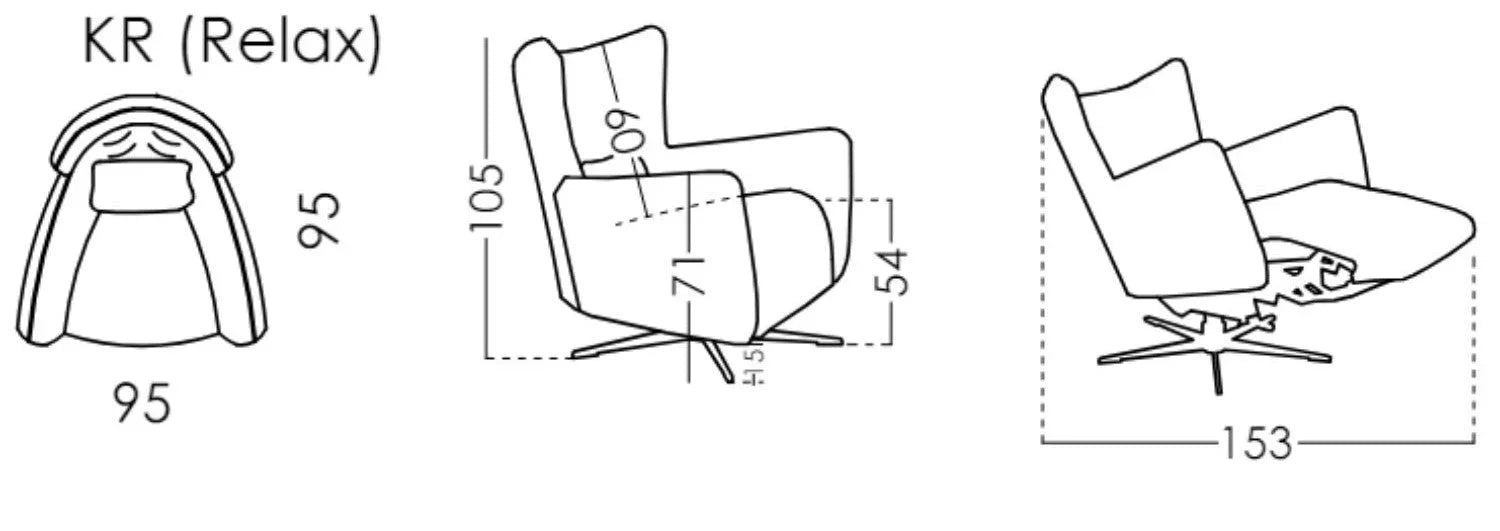 Fama Simone Armchair - Fellini Home Ltd