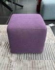Fellini Home Footstool - Cube Purple Woven Fabric - Fellini Home Ltd