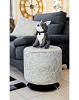 Fellini Home Bespoke Round Swivel Drum Stool