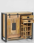 Taylors Creative Living Forge Industrial Furniture Bar Cabinet