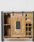 Taylors Creative Living Forge Industrial Furniture Bar Cabinet