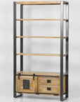 Taylors Creative Living Forge Industrial Furniture Tall Bookcase