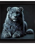 Fellini Home Long Haired Grey Leopard Frame