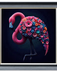 Fellini Home Floral Famingo Frame
