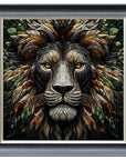 Fellini Home Glass Lion Frame