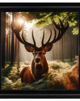 Fellini Home Staring Stag Frame