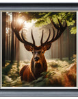 Fellini Home Staring Stag Frame