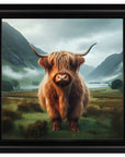 Fellini Home Young Highland Cow Frame