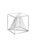 Torelli Abstract Clear Glass Side Table