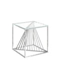 Torelli Abstract Clear Glass Side Table